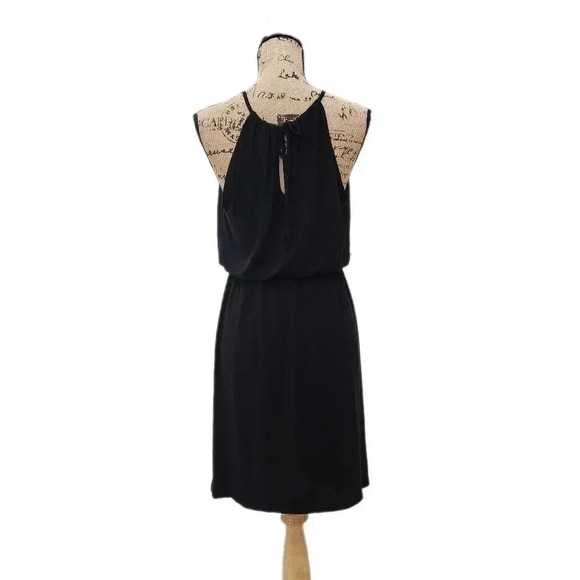 Armani Exchange Jersey Knit Halter Dress, Black, US Women's Small( listing as) - Picture 3 of 5